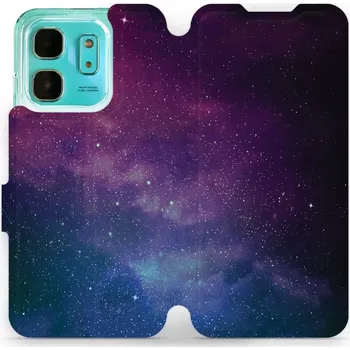 Pouzdro na mobilní telefon Flipové pouzdro Mobiwear - Infinix HOT 50i - V147P Mlhovina (Knížkové flip pouzdro, obal, kryt na mobil Infinix HOT 50i - V147P Mlhovina, materiál Umělá kůže + TPU - ochrana 360°, stojánek, silikonová vanička, magnetické zavírání)