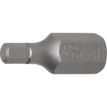 Příslušenství k nářadí BGS 4951, Bit | Délka 30 mm | pohon vnější šestihran 10 mm (3/8") | vnitřní šestihran 5 mm