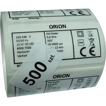 Speciální papír Samolepicí štítky na pásce, obdélníkové, 500 ks