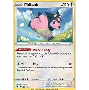 Karetní hra Pokémon ASR 126/189 Miltank - Astral Radiance Stav: Near Mint, Verze: HOLO