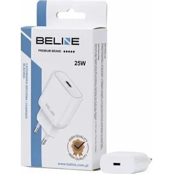 Beline 25W GaN USB-C PD 3.0 nástěnná nabíječka bez kabelu, bílá