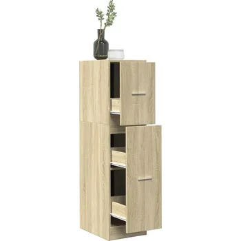 Koupelnový nábytek vidaXL Skříňka na léky artisan 30 x 41 x 118 cm kompozitní dřevo [855166] Barva: dub sonoma