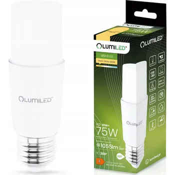 Žárovka LED žárovka E27 Trubková T37 10W = 75W 1055lm 3000K Teplá bílá 200° LUMILED