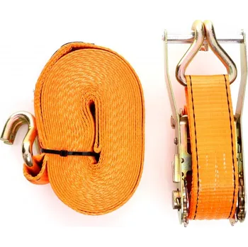 Upínací popruh Kraft&Dele KD1335 upínací popruh s ráčnou a háky 8m/50mm/5t dvoubodový