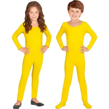 Karnevalový kostým Žlutý dětský overal - Pro věk 8-12 let (140 - 152 cm)