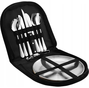 Příbor Sada příborů ZenWeapons Příbory a talíře pro kempování z nerezové oceli