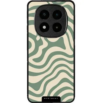 Pouzdro na mobilní telefon Lesklý kryt Mobiwear Glossy - Xiaomi Poco X7 - GA57G Zelené a béžové zkrouceniny (Prémiové lesklé pouzdro, obal, kryt Mobiwear Glossy na mobil Xiaomi Poco X7 - GA57G Zelené a béžové zkrouceniny, materiál Plast + TPU silikon - krytí po všech stranách,)