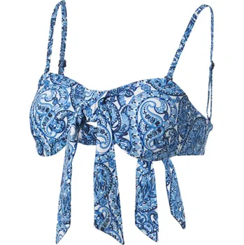 Dámské plavky CRIVIT Dámský vrchní díl plavek (bílá/modrá, 38)