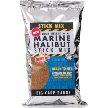 Návnadová surovina Dynamite Baits Stick Mix Marine Halibut 1kg vnadící směs