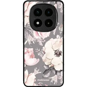 Pouzdro na mobilní telefon Lesklý kryt Mobiwear Glossy - Xiaomi Poco X7 - G034G - Květy na šedém pozadí (Prémiové lesklé pouzdro, obal, kryt Mobiwear Glossy na mobil Xiaomi Poco X7 - G034G - Květy na šedém pozadí, materiál Plast + TPU silikon - krytí po všech stranách, neošoupateln