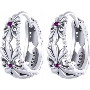 Náušnice Starožitné náušnice Irys ze stříbro 925