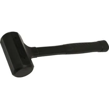 Ruční nářadí Celogumové nárazové kladivo 520 g, 45 mm ASTA černé, LST22-45