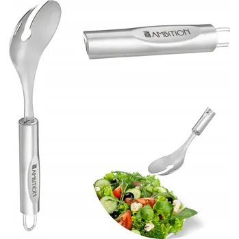 Naběračka NABĚRAČKA NA SALÁT OCELOVÁ AMBITION 24 CM