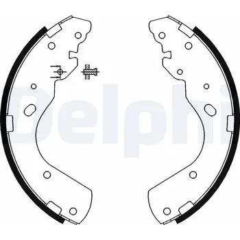 Brzdová čelist Sada brzdových čelistí DELPHI LS1897