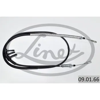 Lanko parkovací brzdy Tažné lanko, parkovací brzda LINEX 09.01.66