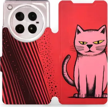 Pouzdro na mobilní telefon Flipové pouzdro Mobiwear - Infinix ZERO 40 5G - VP54S Kocourek (Knížkové flip pouzdro, obal, kryt na mobil Infinix ZERO 40 5G - VP54S Kocourek, materiál Umělá kůže + TPU - ochrana 360°, stojánek, silikonová vanička, magnetické zavírání)