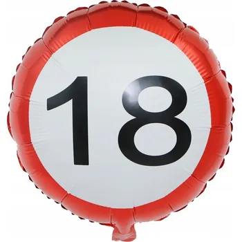 Balónek Vstup do dospělosti Balón nápis na 18. narozeniny zákaz