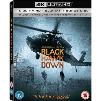 Blu-ray film Černý jestřáb sestřelen prodloužená a kinová verze (4K UHD Blu-ray)