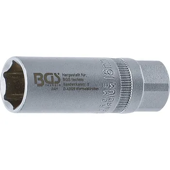 BGS 2401, Nástrčná hlavice na zapalovací svíčky, šestihranná | 12,5 mm (1/2") | 16 mm