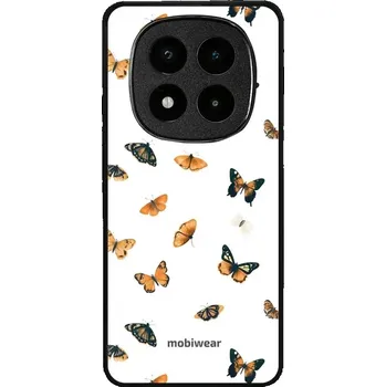 Pouzdro na mobilní telefon Lesklý kryt Mobiwear Glossy - Xiaomi Poco X7 - GP76G Oranžoví motýlci (Prémiové lesklé pouzdro, obal, kryt Mobiwear Glossy na mobil Xiaomi Poco X7 - GP76G Oranžoví motýlci, materiál Plast + TPU silikon - krytí po všech stranách, neošoupatelný potisk, tenk