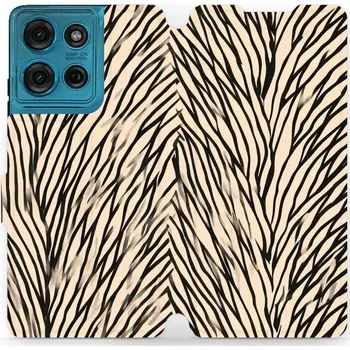 Pouzdro na mobilní telefon Flipové pouzdro Mobiwear - Motorola Moto G75 5G - VA52S V koruně stromu (Knížkové flip pouzdro, obal, kryt na mobil Motorola Moto G75 5G - VA52S V koruně stromu, materiál Umělá kůže + TPU - ochrana 360°, stojánek, silikonová vanička, magnetické zavírání)