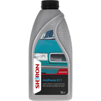 Náplň do chladiče a ostřikovače SHERON Antifreeze G11 1 lt