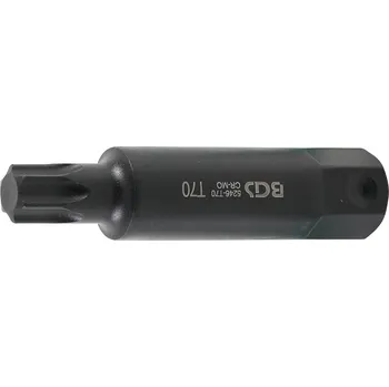 Bit BGS 5246-T70, Bit | Délka 100 mm | pohon vnější šestihran 22 mm | T-profil (pro Torx) T70