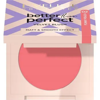 Tvářenka Eveline Better Than Perfect Lisovaná tvářenka – 02 Funny Peach