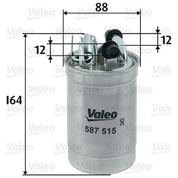 Filtr do auta Palivový filtr VALEO 587515