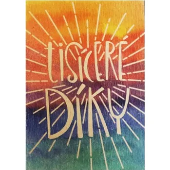 Přáníčko BeBechy – recyklovaný papír – Tisíceré tiskopis