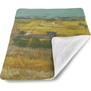 deka Sablio Dětská deka pro miminko Sklizeň - Vincent van Gogh - 80x100 cm