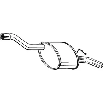 Výfukový systém Zadní tlumič výfuku BOSAL 154-607