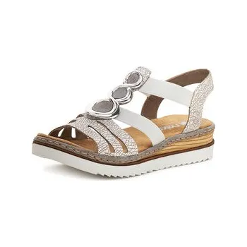 Dámské sandále Sandály Rieker 679L4-80 Bílá 36