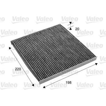 Ventilátor topení a klimatizace Filtr, vzduch v interiéru VALEO 715701