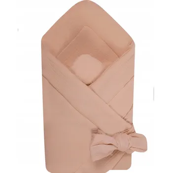 Zavinovačka Kojenecký mušelínový kokon bavlna 100% zavinovačka pro miminko na spaní béžová