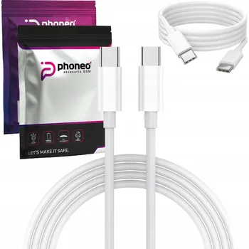Datový kabel Kabel Phoneo USB-C - USB-C 2 m bílý