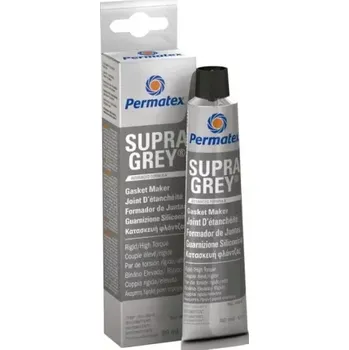 Tmel PERMATEX SUPRA Šedý Silikonový tmel 80ml