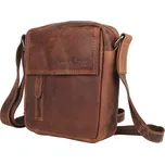 Malá hnědá kožená crossbody taška GreenWood no. 191051