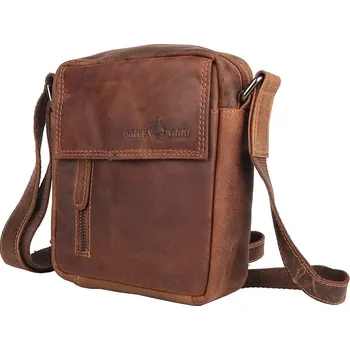 Malá hnědá kožená crossbody taška GreenWood no. 191051