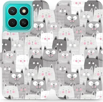 Pouzdro na mobilní telefon Flipové pouzdro Mobiwear - Honor X8c - M099P Kočičky (Knížkové flip pouzdro, obal, kryt na mobil Honor X8c - M099P Kočičky, materiál Umělá kůže + TPU - ochrana 360°, stojánek, silikonová vanička, magnetické zavírání)