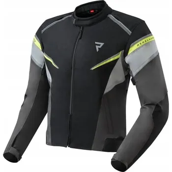 Moto bunda TEXTILNÍ BUNDA REBELHORN SPARK ČERNÁ/ŠEDÁ/FLUO ŽLUTÁ S