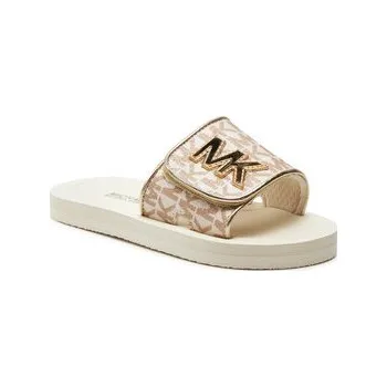Dámské pantofle Nazouváky MICHAEL KORS KIDS MK100946 Béžová 29
