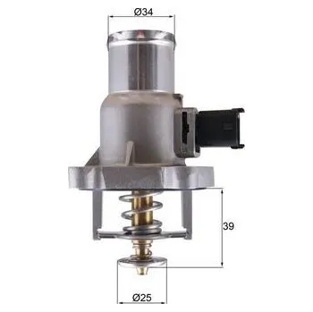 Automobilové těsnění Termostat, chladivo MAHLE TM 55 105