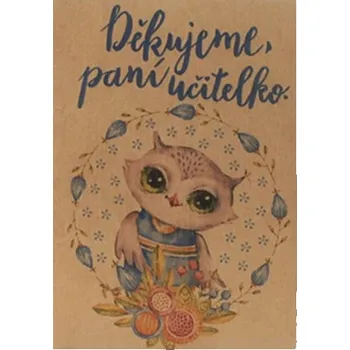 Přáníčko BeBechy – recyklovaný papír - Učitelka tiskopis