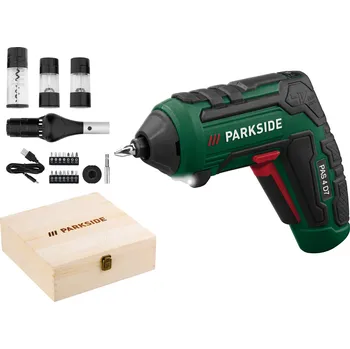 Sada nářadí PARKSIDE® Sada aku šroubováku s grilovacím příslušenstvím BBQ PAS 4 D7, 15dílná