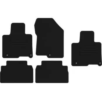 autokoberec Kobercové rohožky Edecor velurové 5 ks