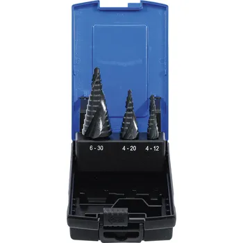 Vrták BGS 1945, Sada kónických vrtáků | O 4 - 30 mm | 3dílná