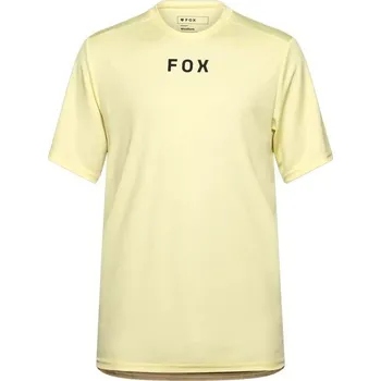 Pánské tričko Dres na kolo Fox Ranger Ss Jersey Wordmark Lemonade XXL