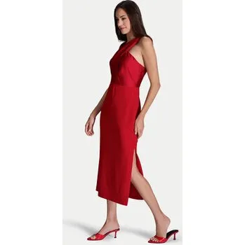 Dámské šaty Swing Koktejlové šaty 5AI17900 Červená Slim Fit 40