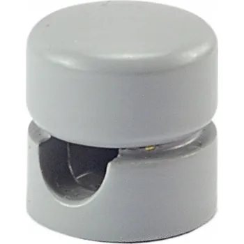 IP kamera Držák kabelu nástěnný stropní pro kabely a vodiče LOFT ŠEDÝ